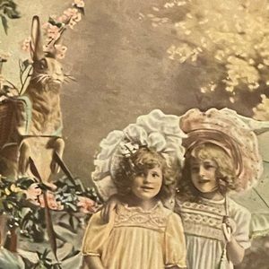 RARE VINTAGE 20th Century Postcard Easter 1910